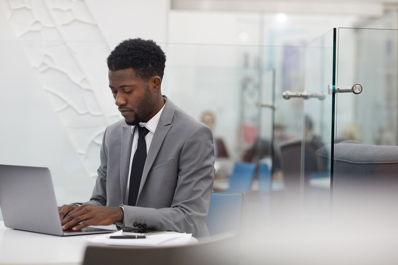 African Office Worker